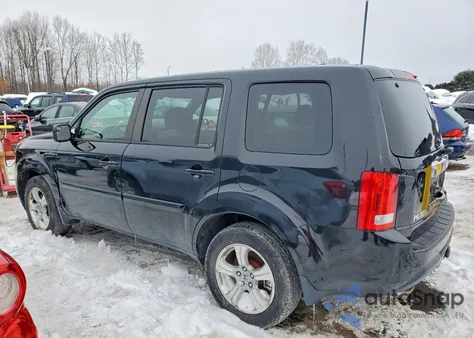 2013 Honda Pilot Exl z USA, uszkodzony, nr VIN 5FNYF4H54DB037343